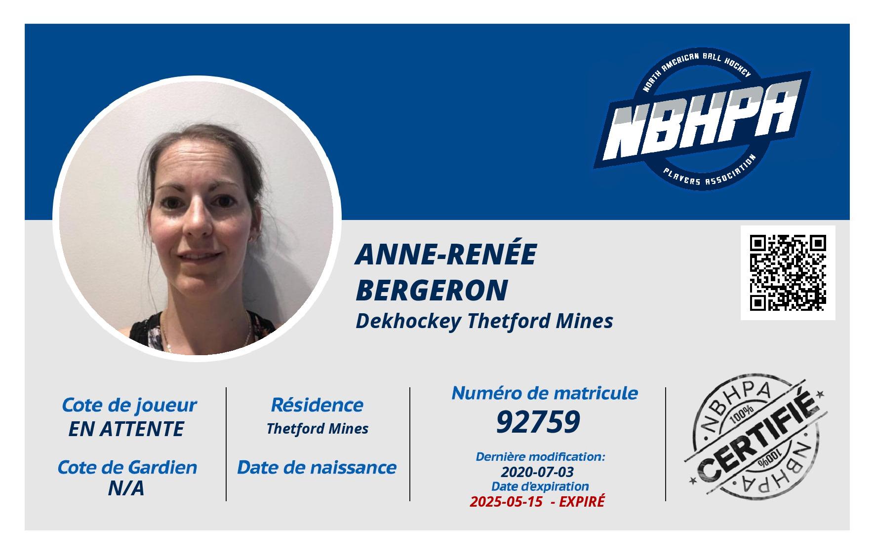 Anne-Renée Bergeron