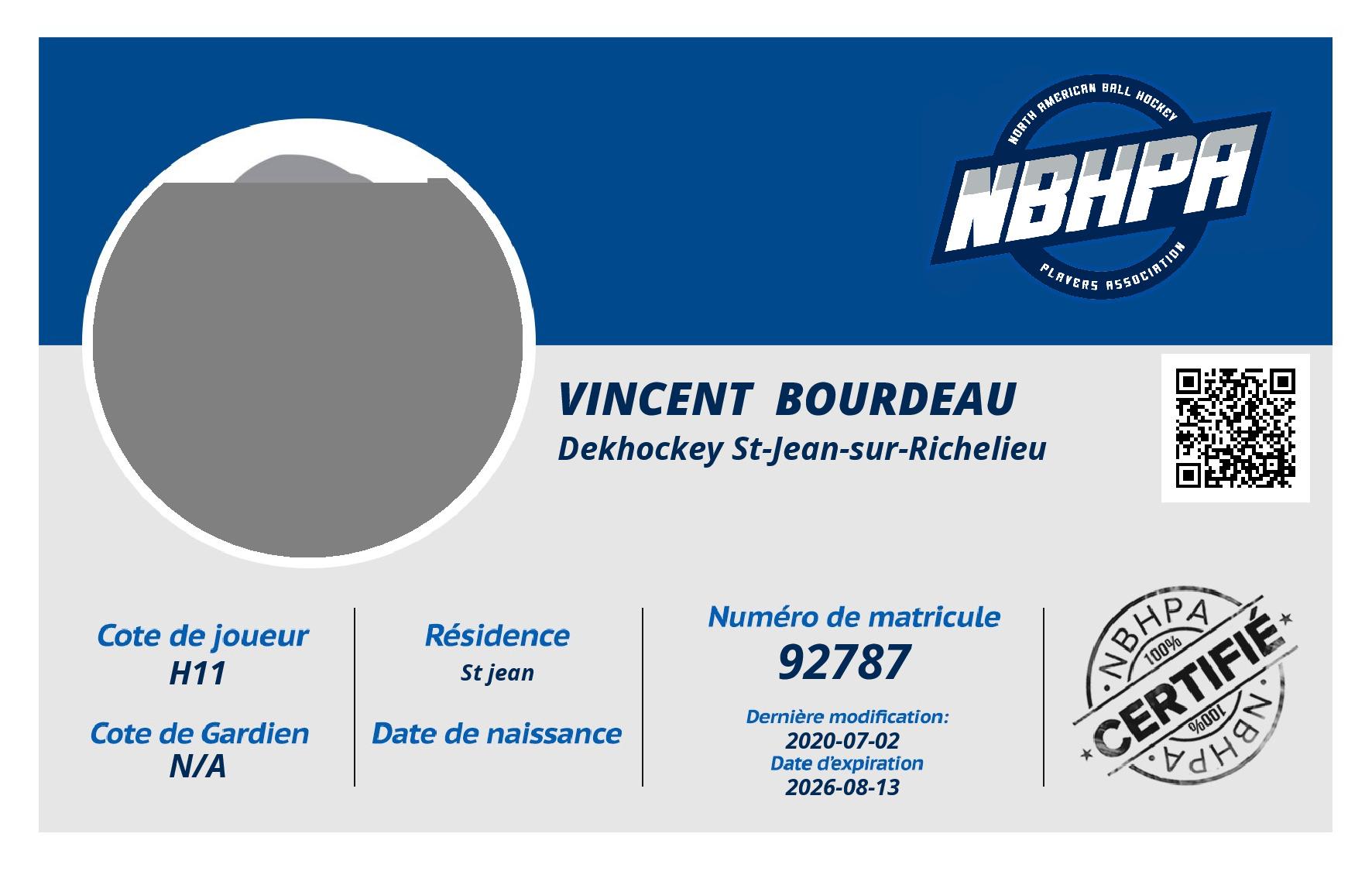 Vincent  Bourdeau 