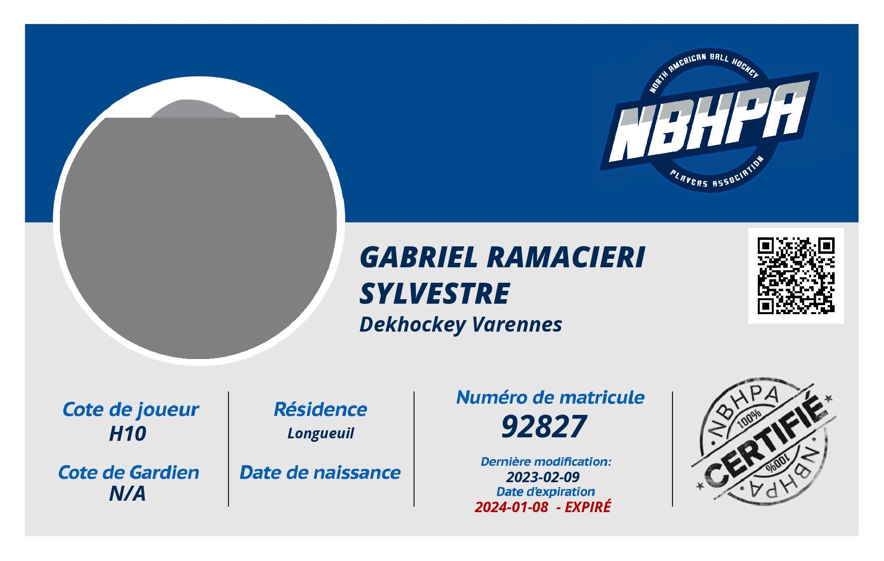 Gabriel Ramacieri Sylvestre