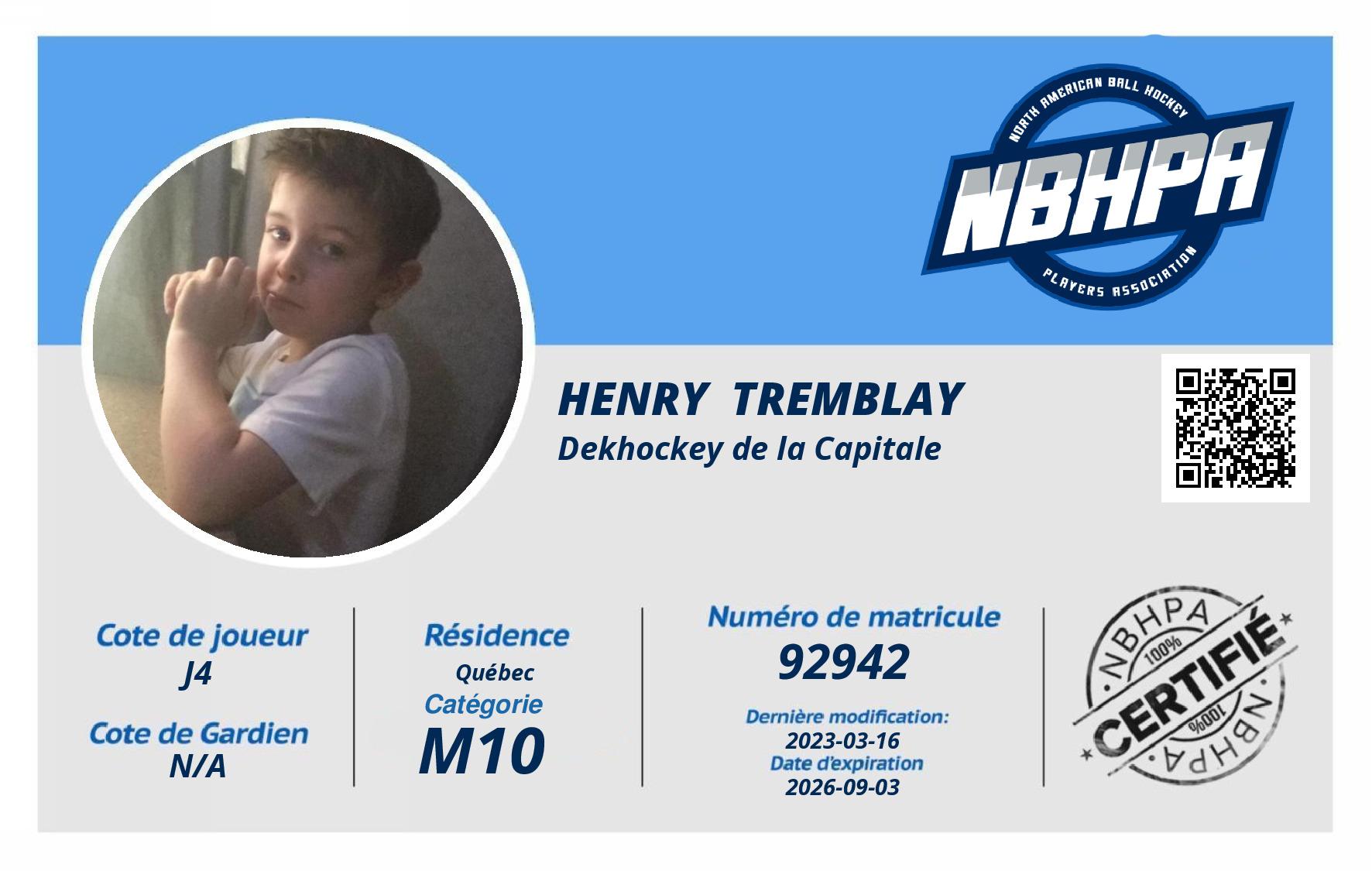 Henry  Tremblay