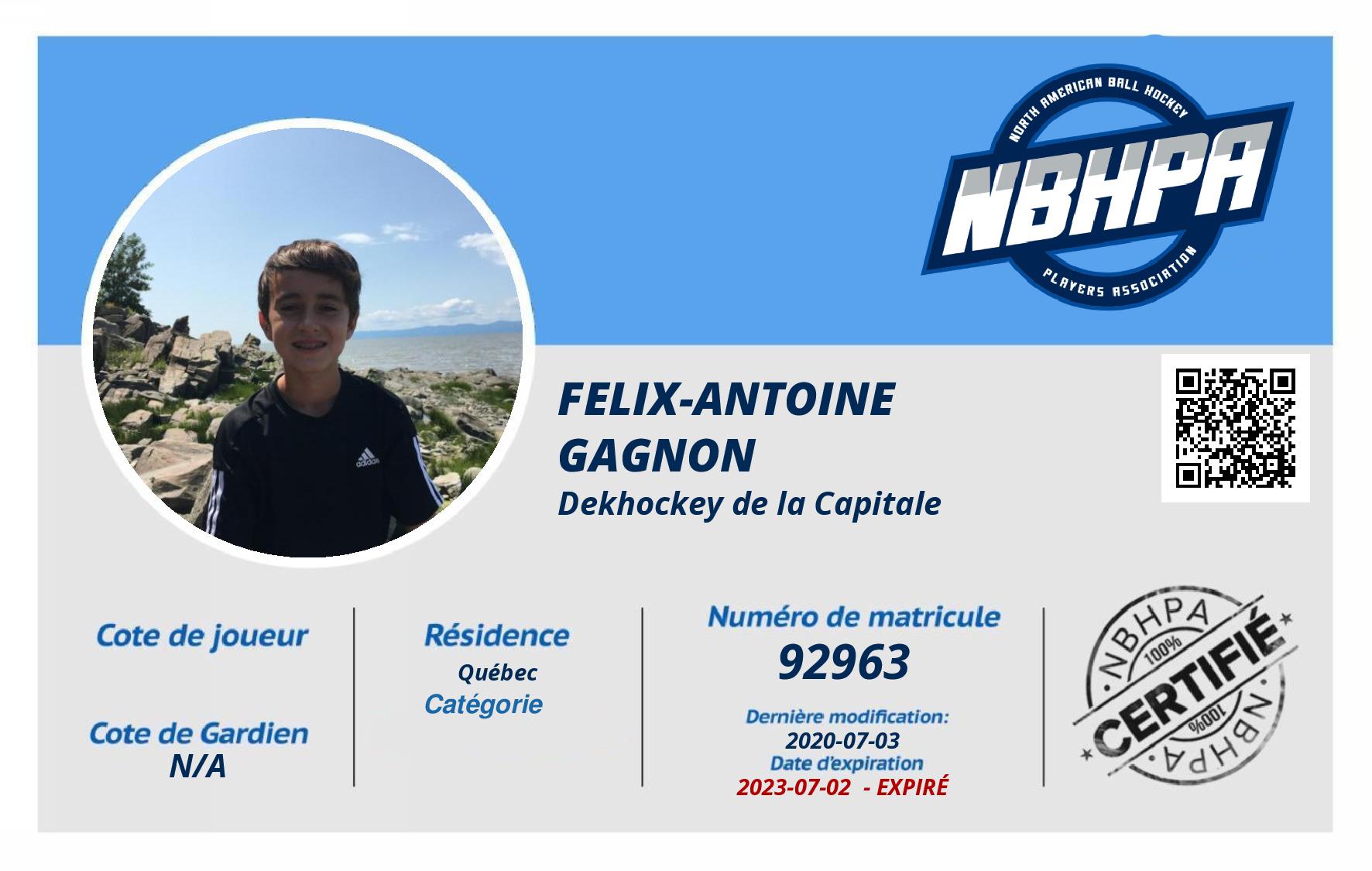 Felix-Antoine Gagnon