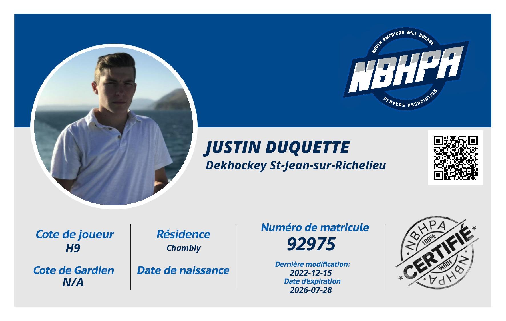 Justin Duquette