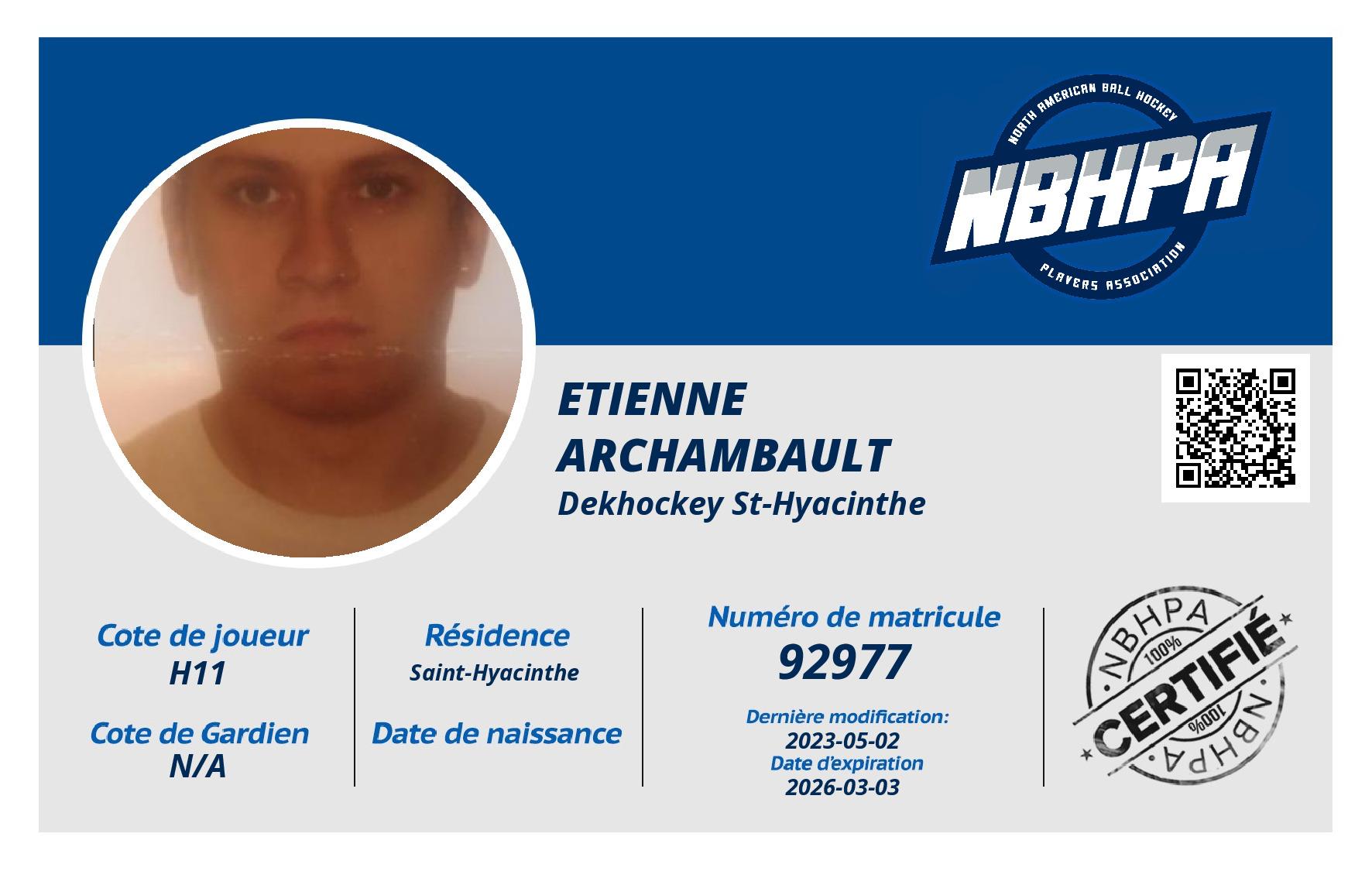 Etienne Archambault