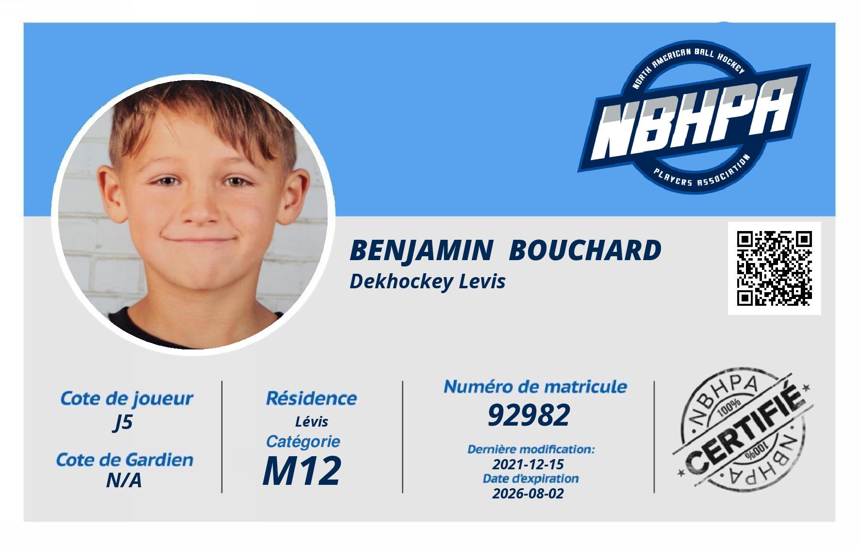 Benjamin  Bouchard