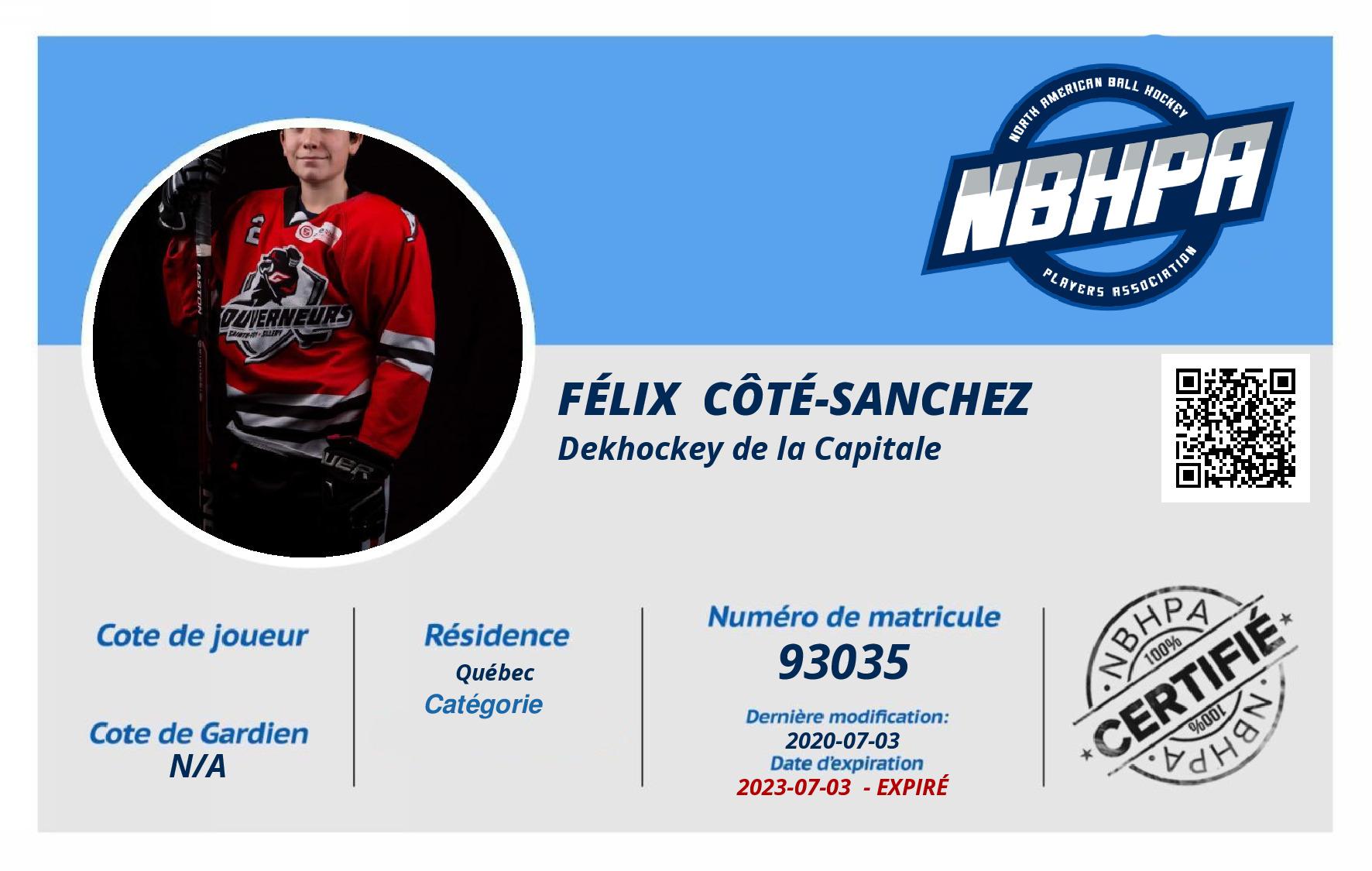 Félix  Côté-Sanchez