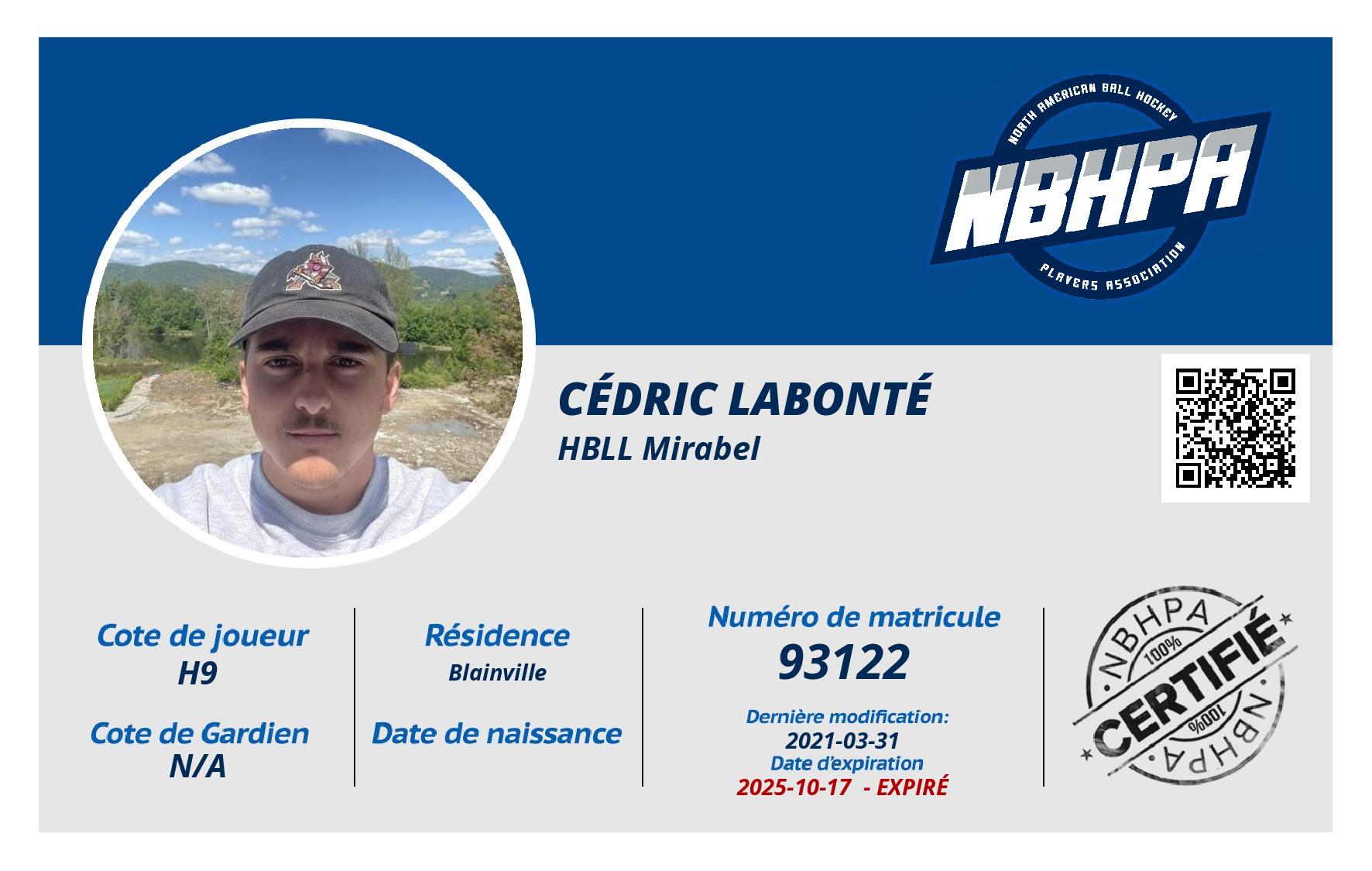Cédric Labonté
