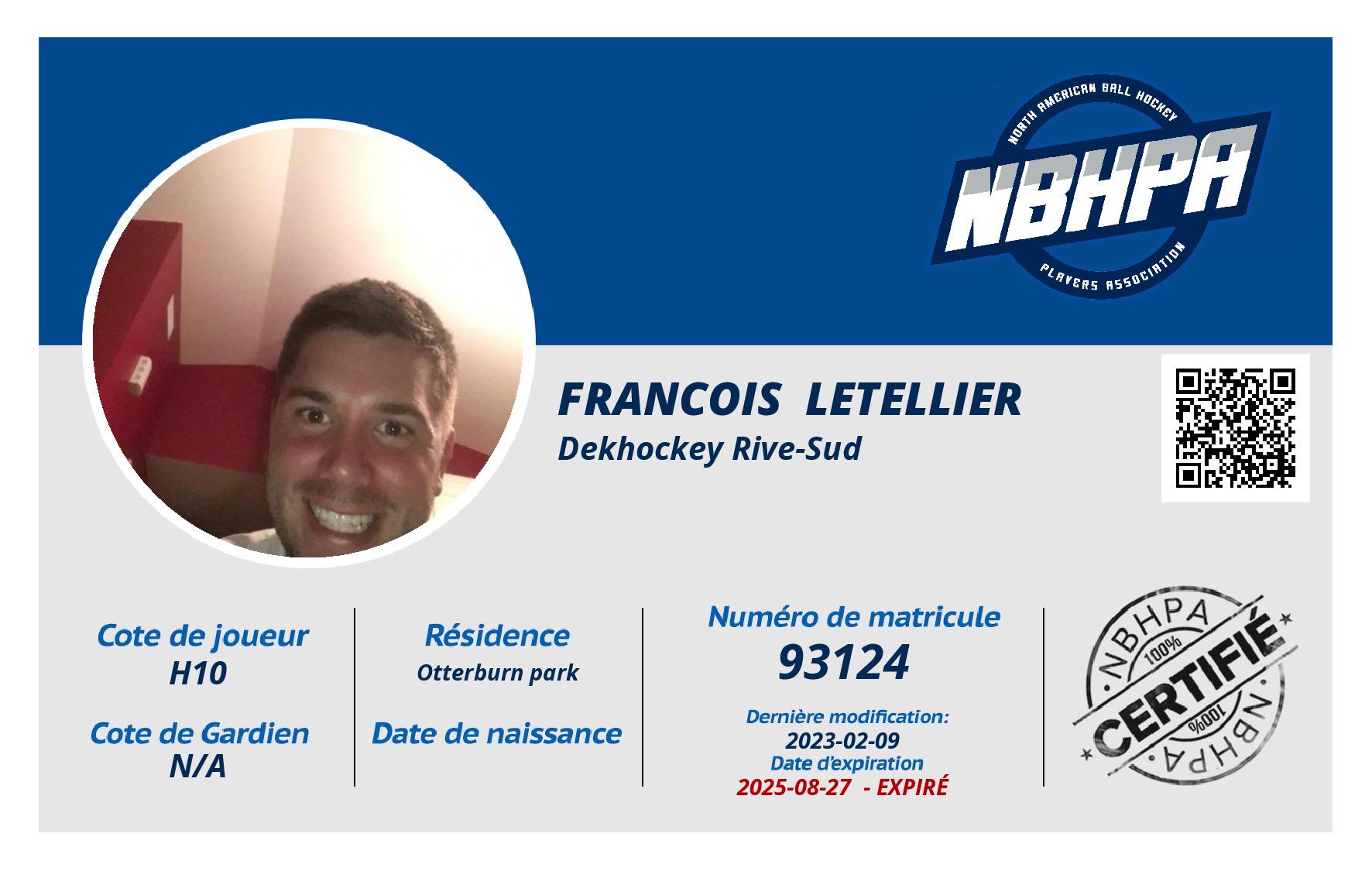 Francois  Letellier 