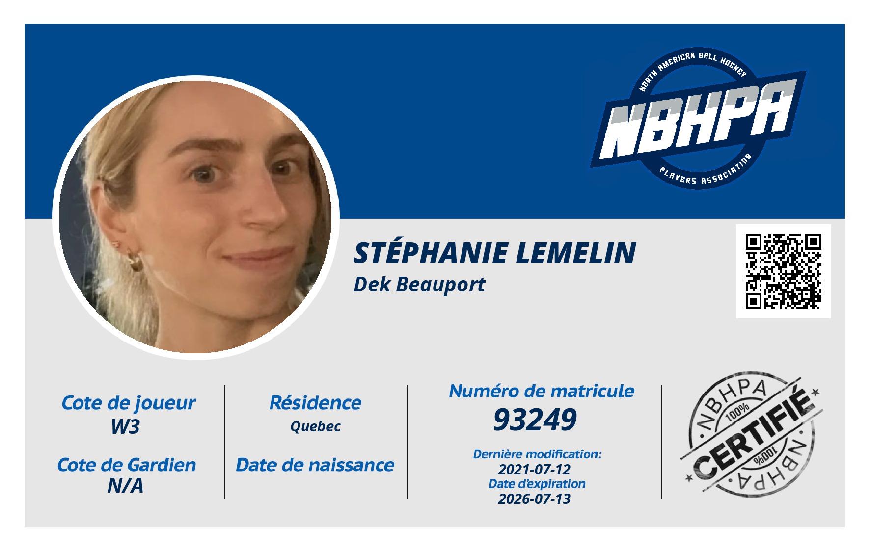 Stéphanie Lemelin