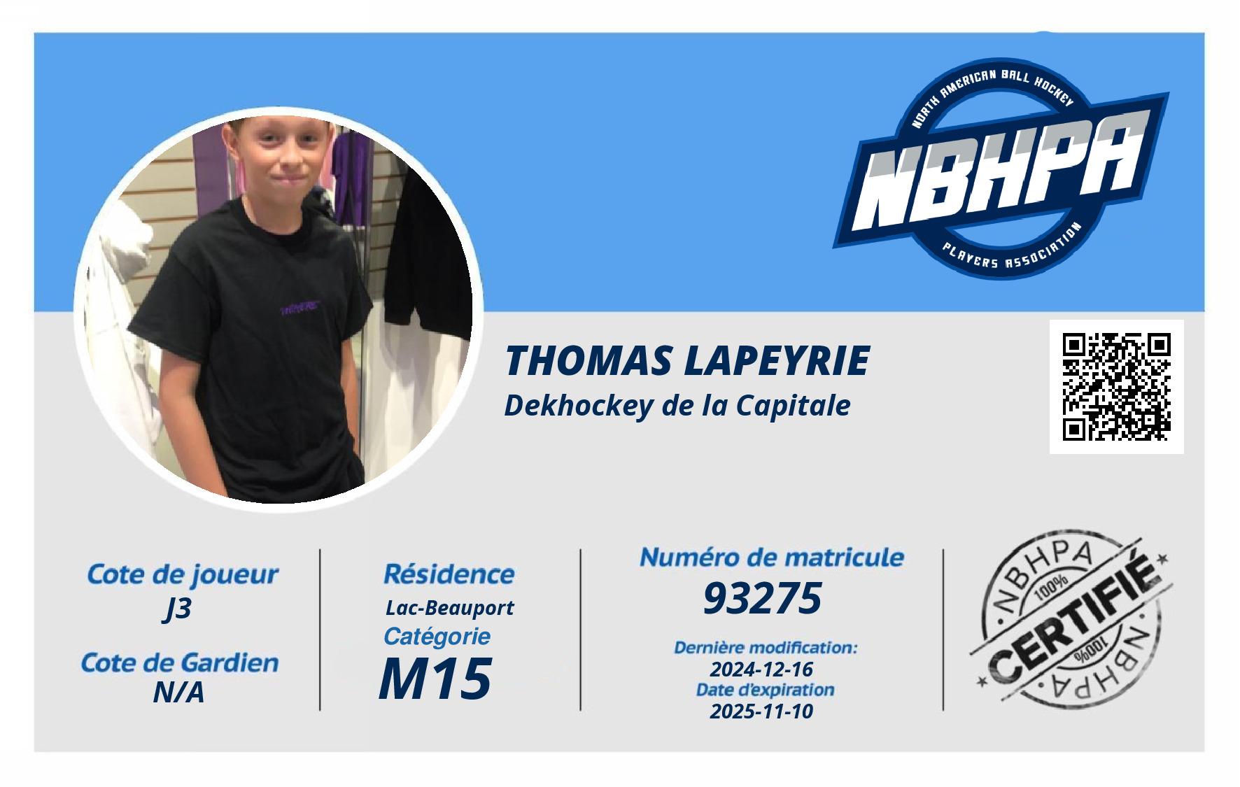 Thomas Lapeyrie