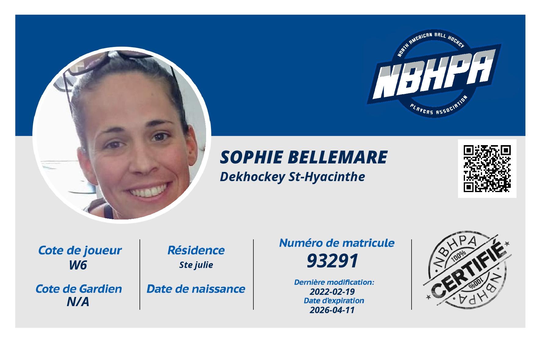 Sophie Bellemare