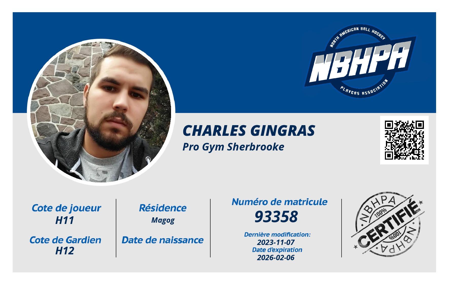 Charles Gingras 