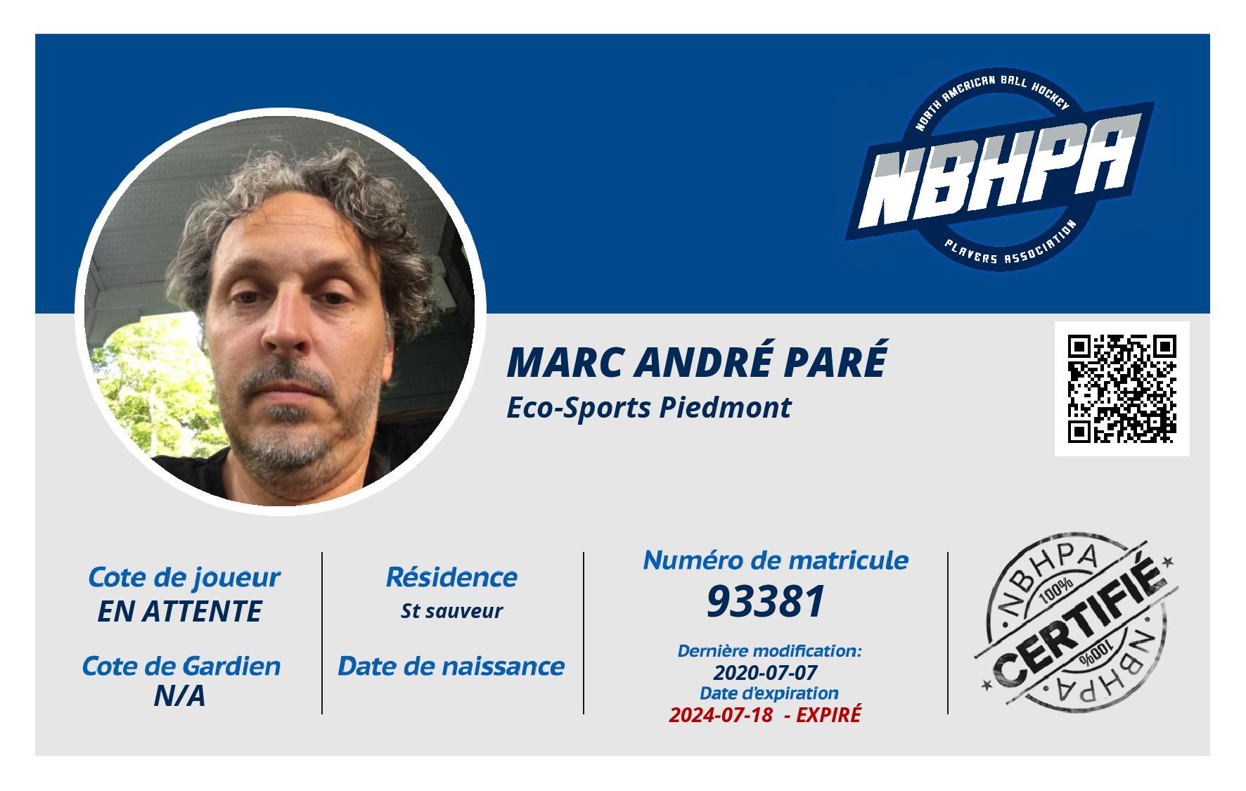 Marc André Paré
