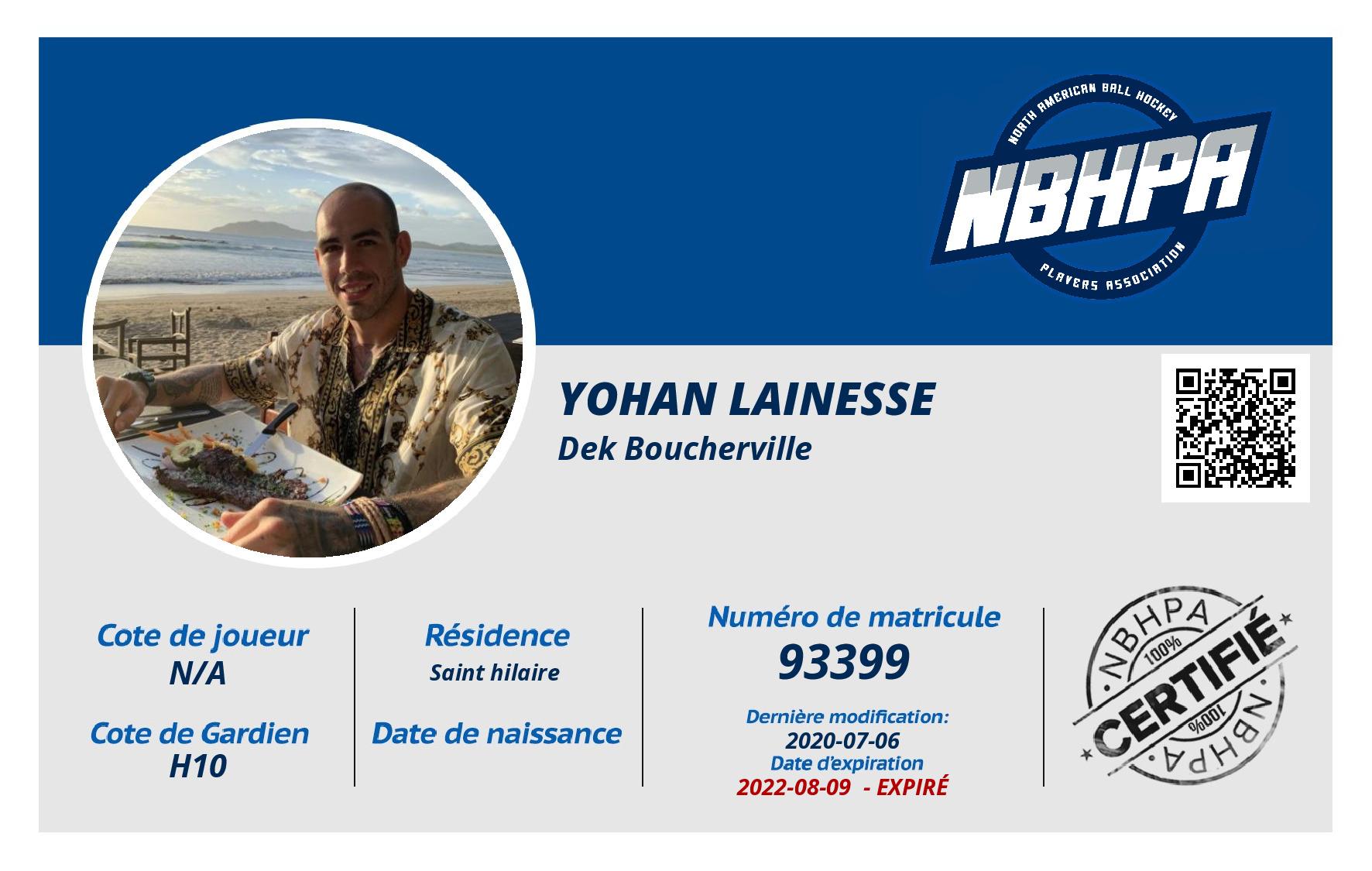 Yohan Lainesse