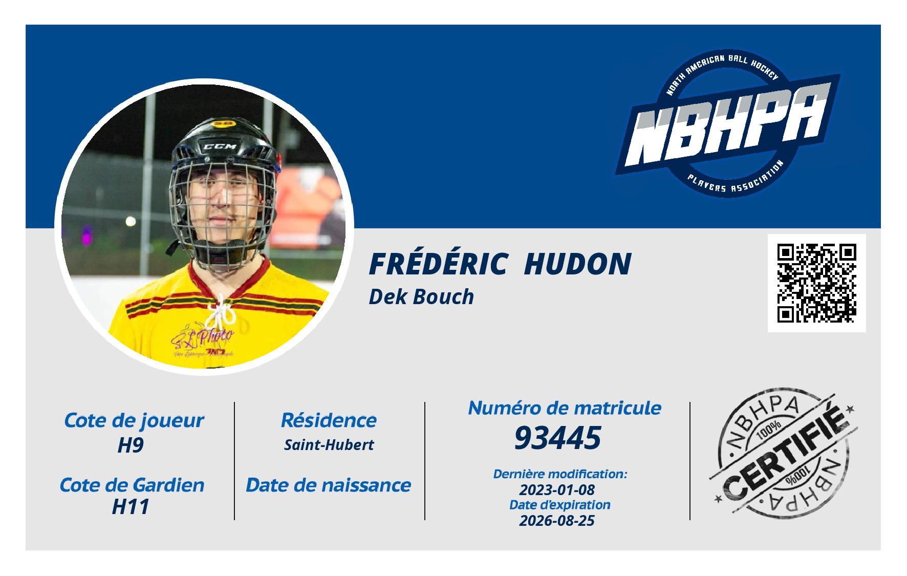 Frédéric  Hudon