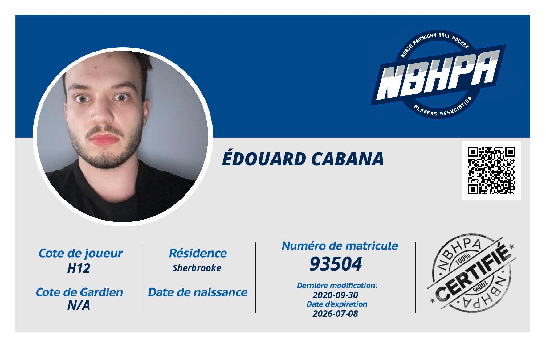 Édouard cabana