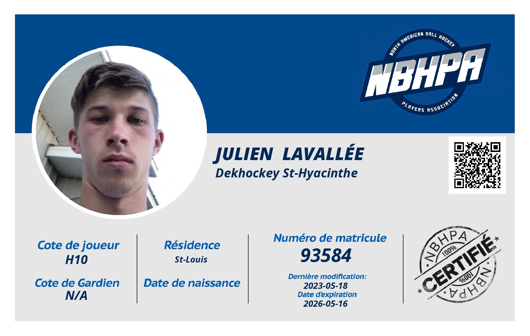 Julien  Lavallée 
