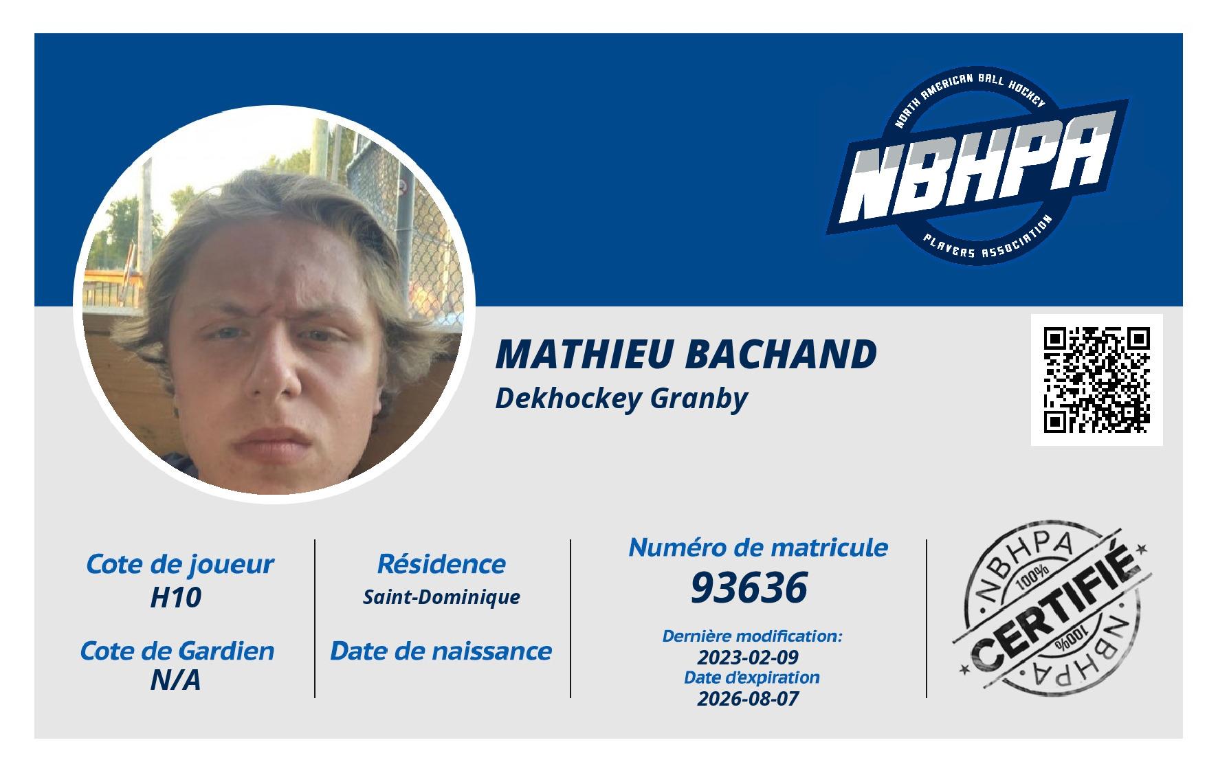 Mathieu Bachand 