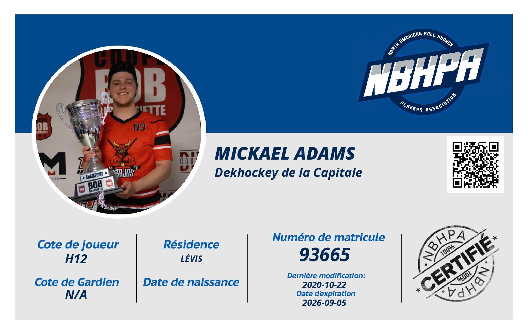 Mickael Adams