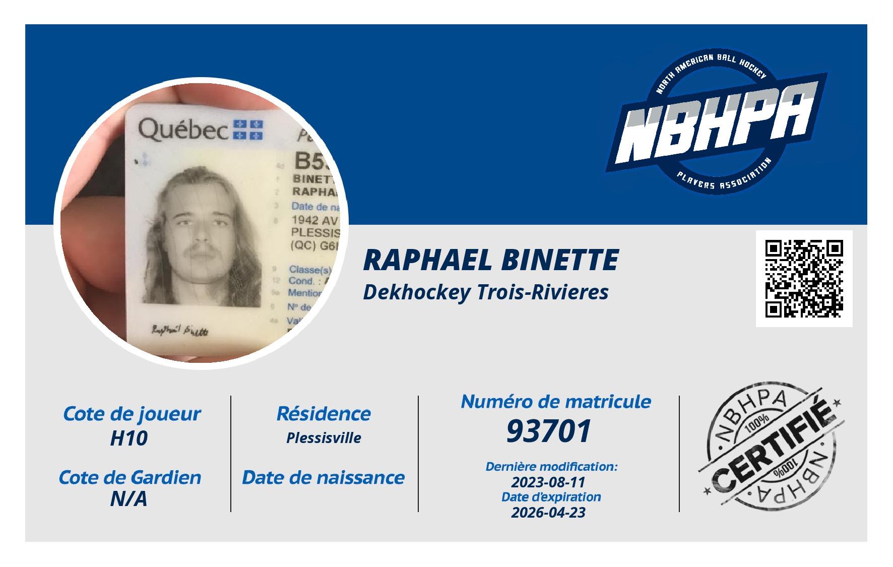 Raphael Binette