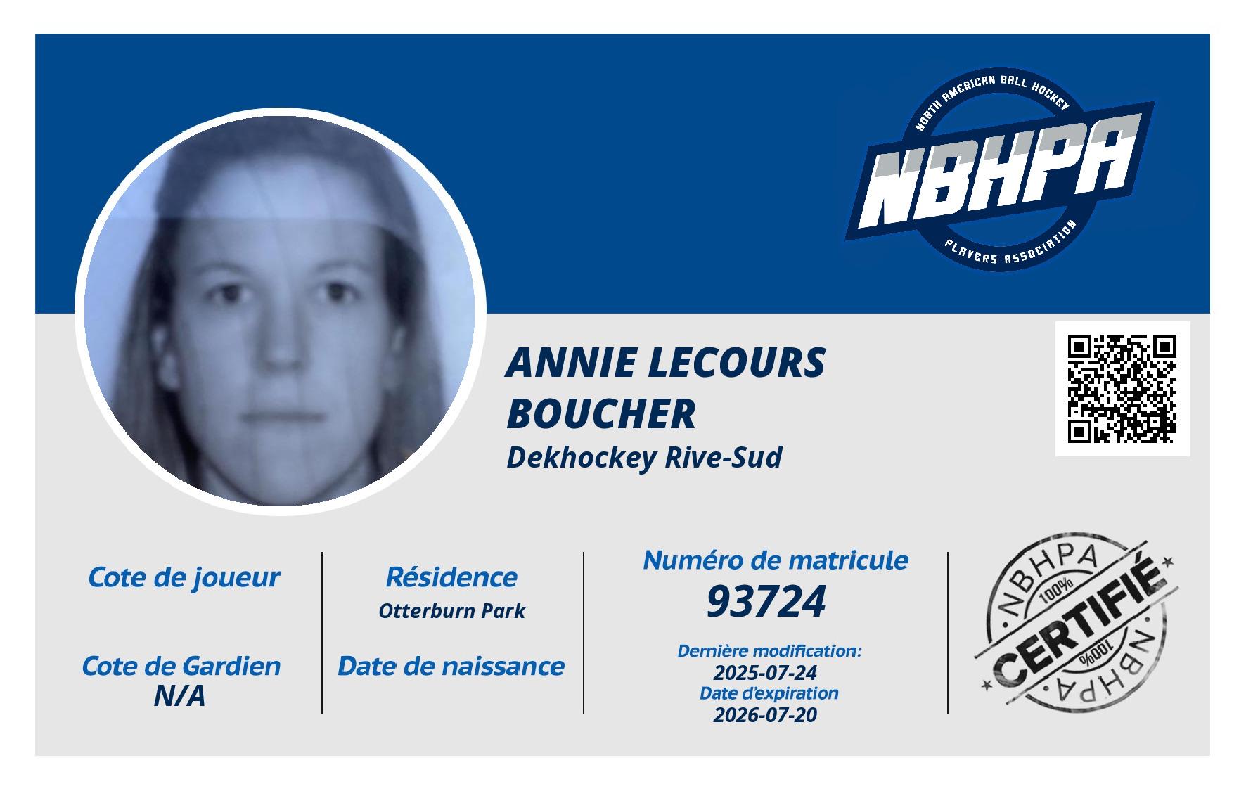 Annie Lecours Boucher