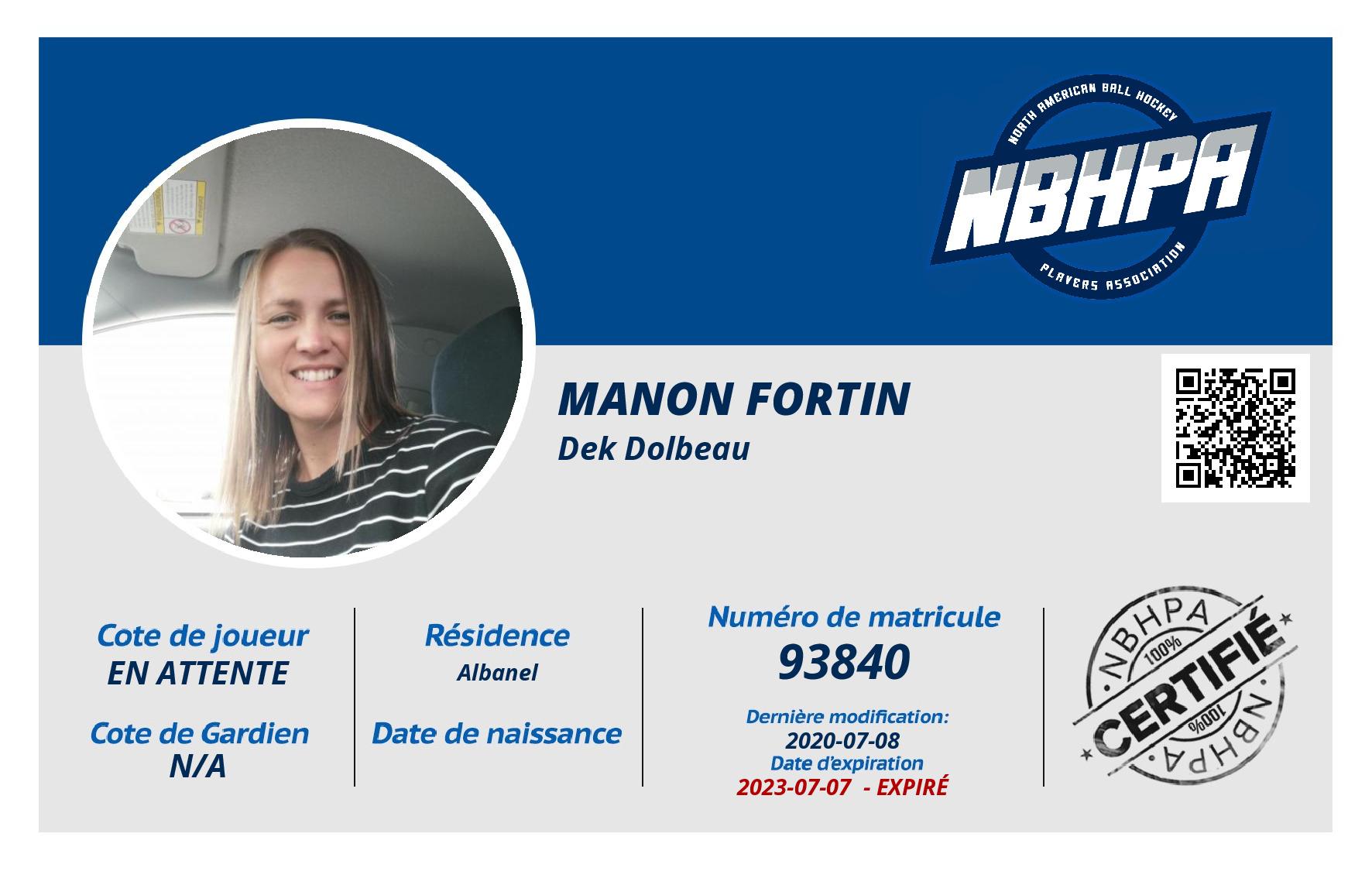 Manon Fortin