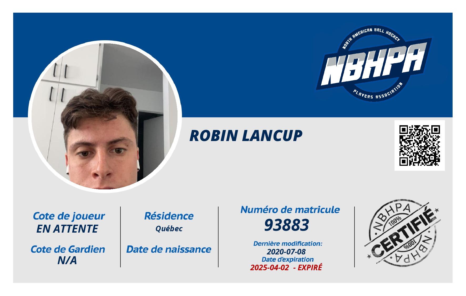 Robin Lancup