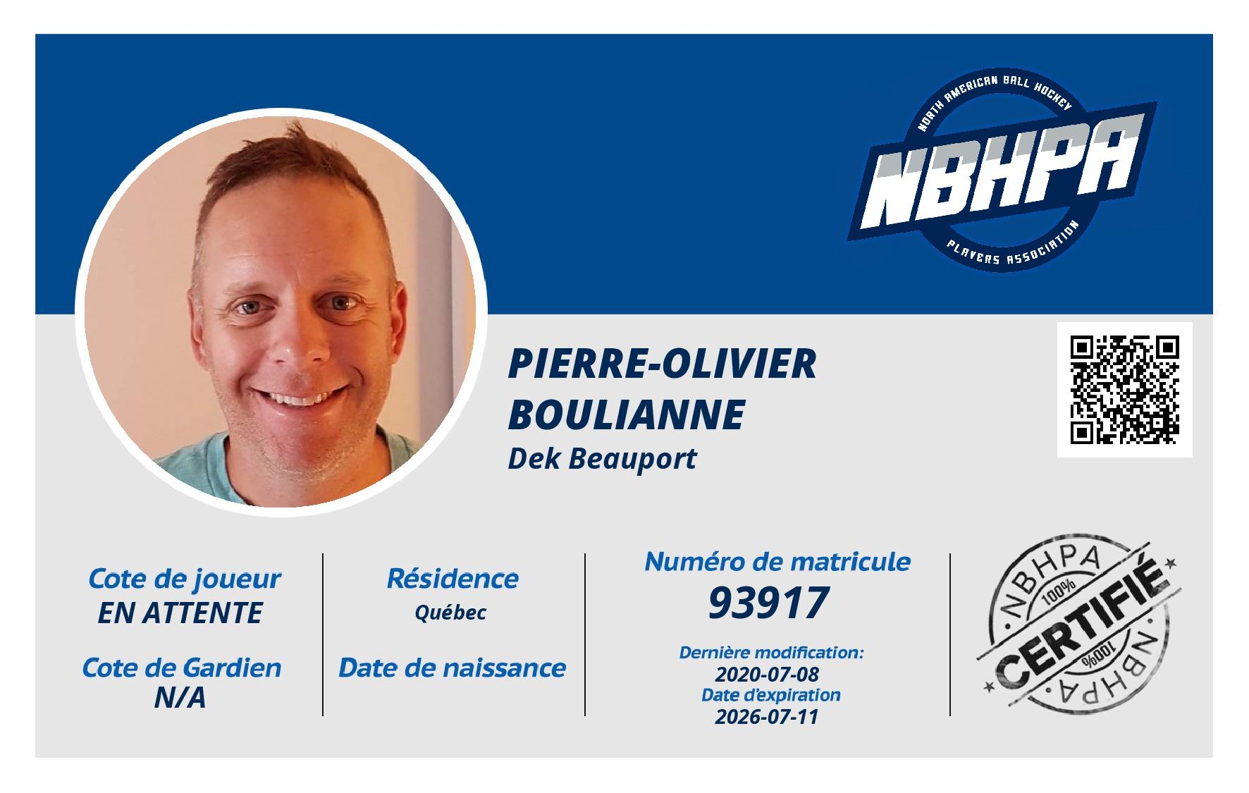 Pierre-Olivier  Boulianne 