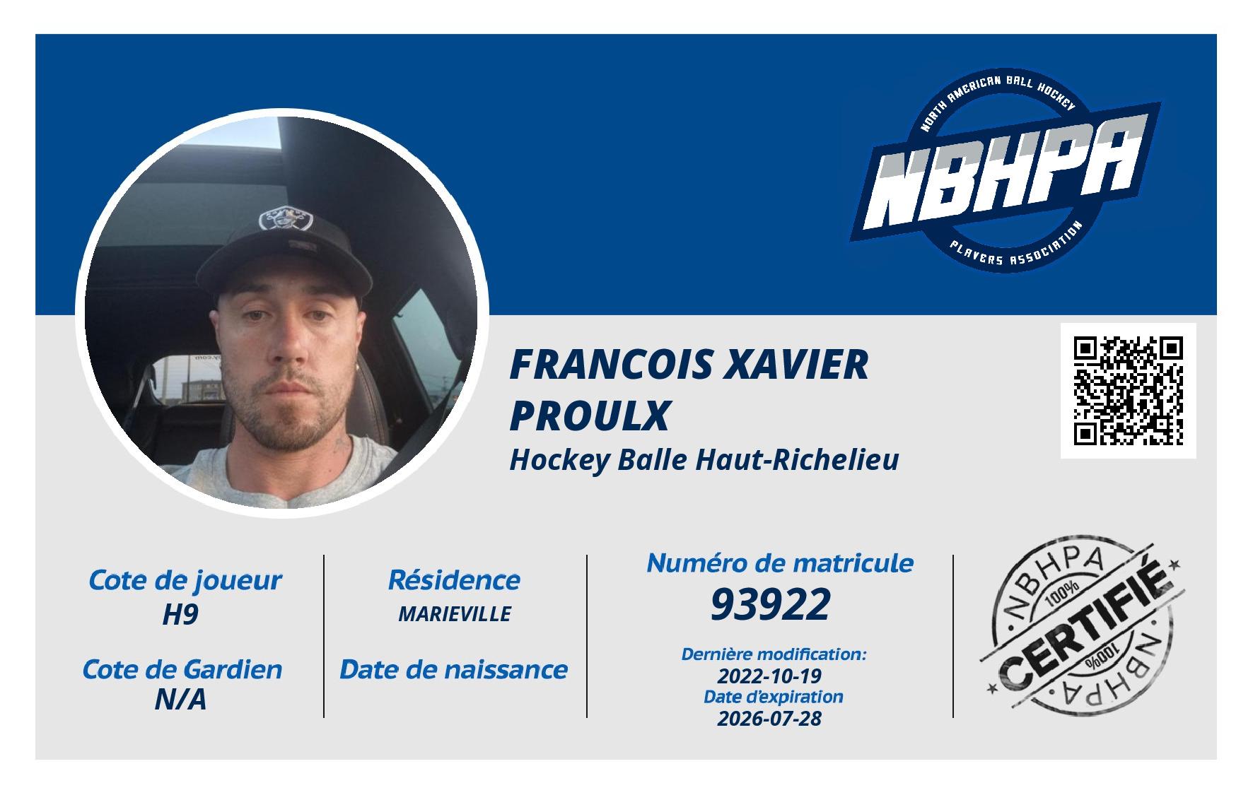 Francois Xavier Proulx