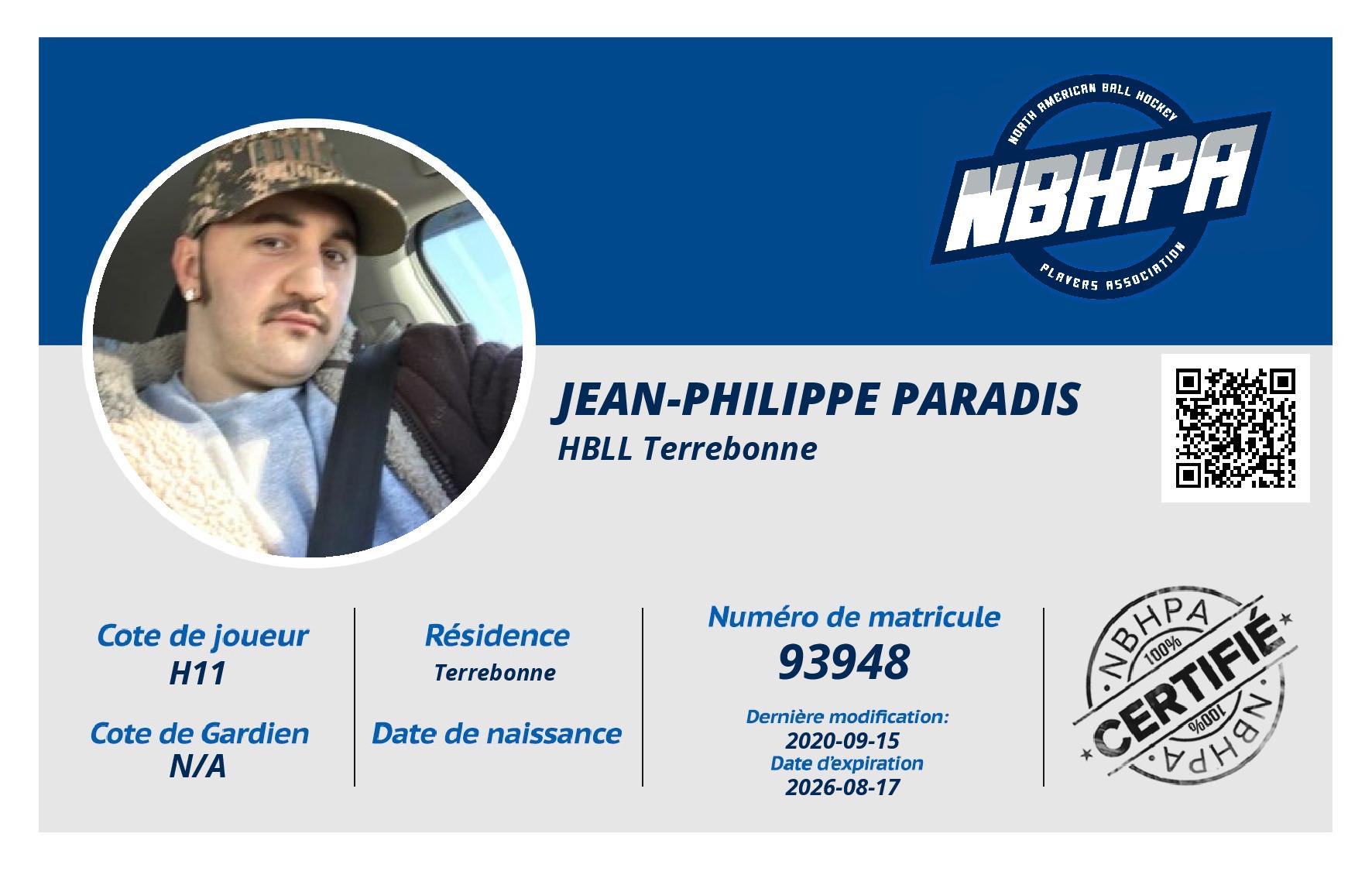 Jean-philippe Paradis