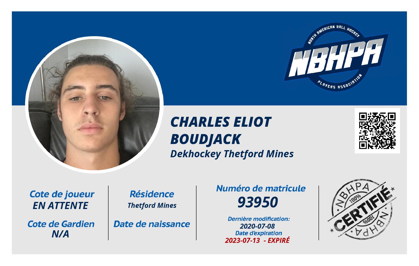 Charles Eliot Boudjack