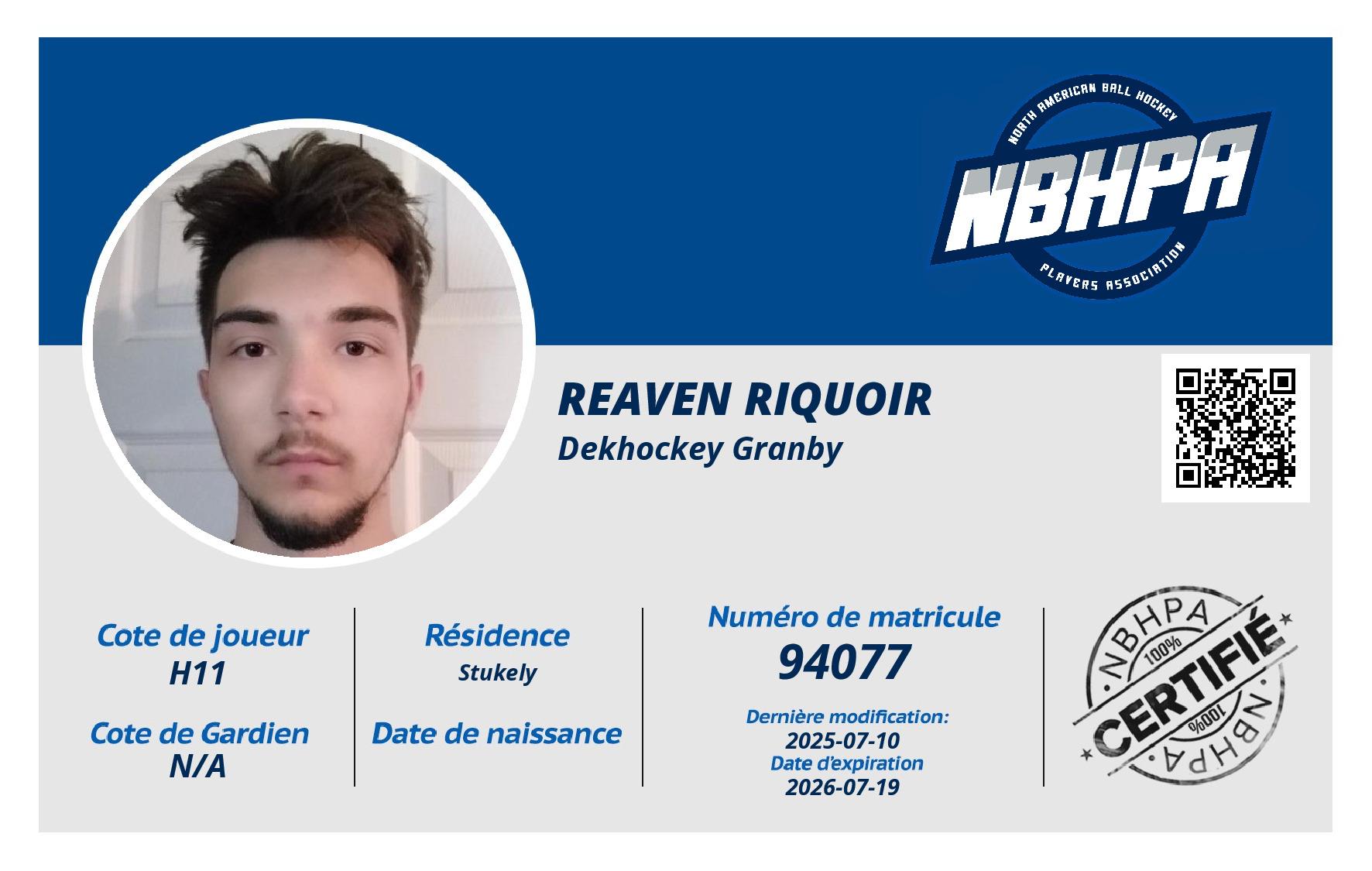 Reaven Riquoir