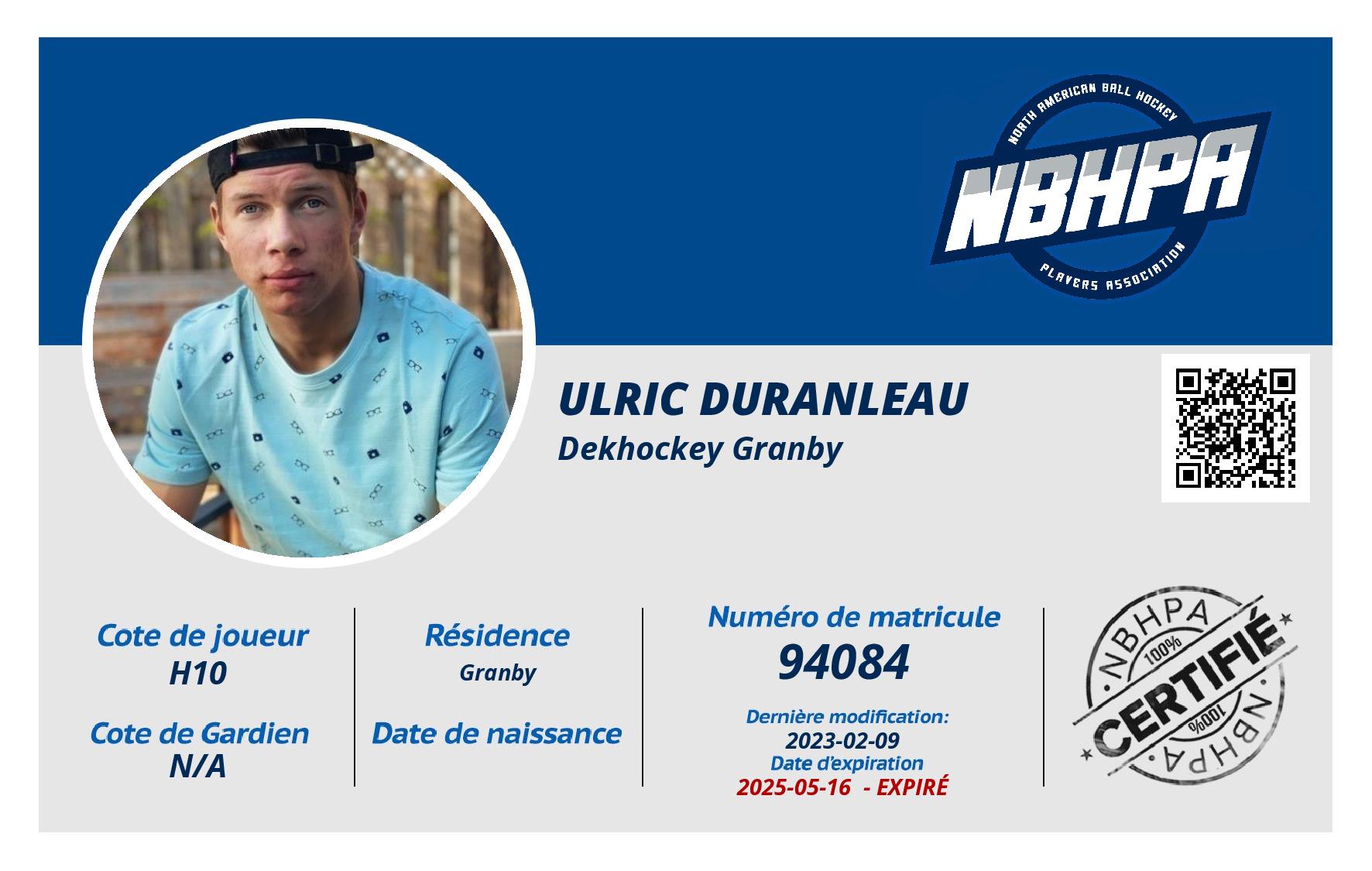 Ulric Duranleau