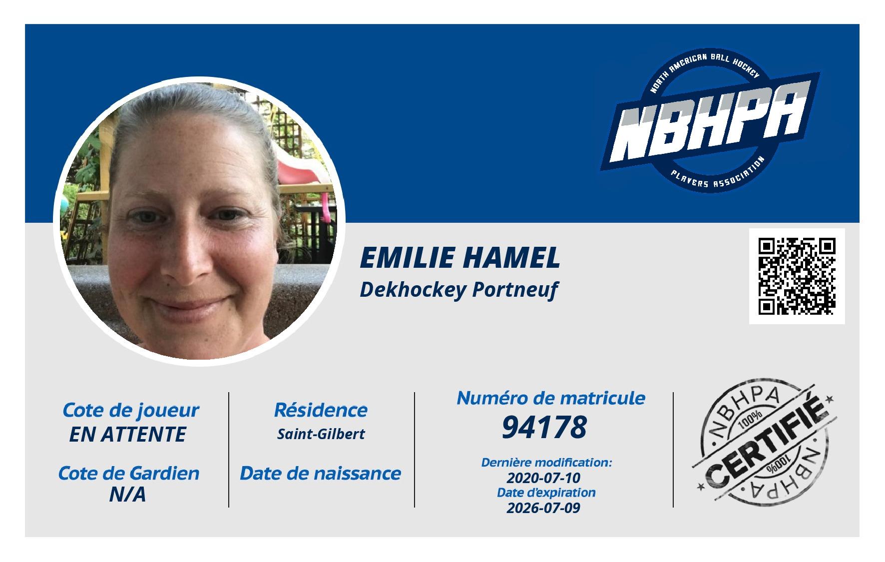 Emilie Hamel