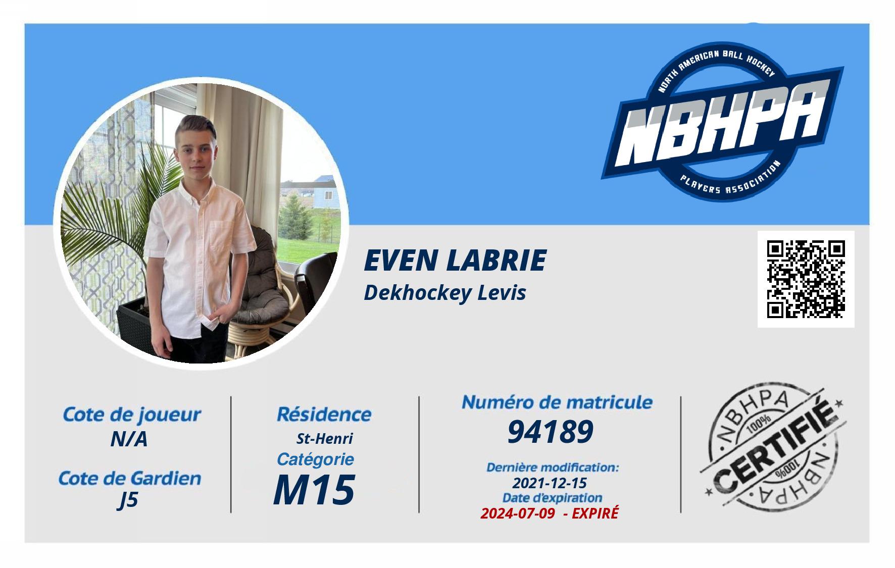 Even Labrie