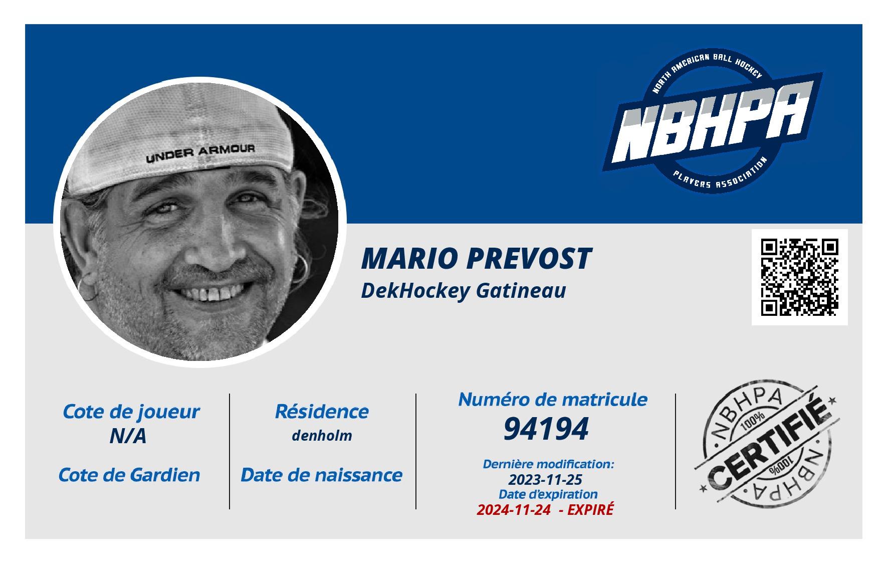 Mario Prevost