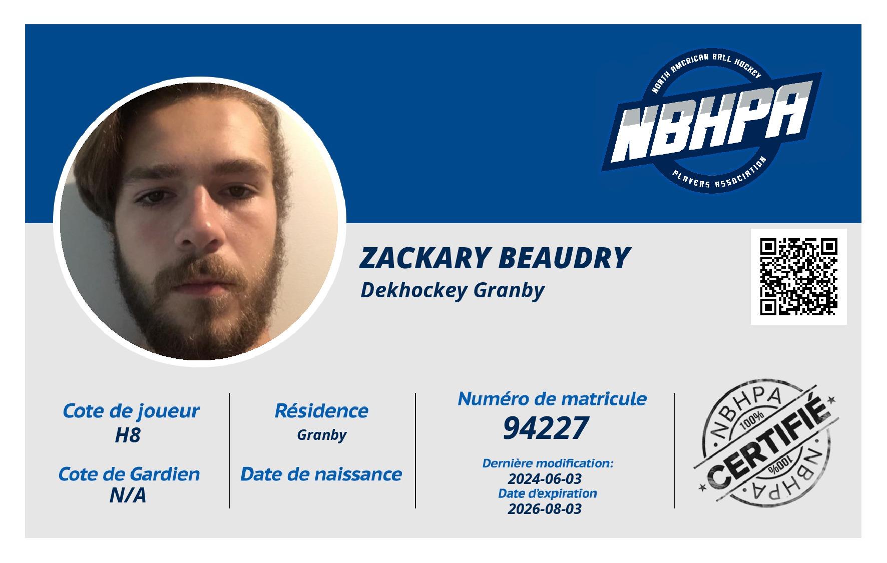 Zackary Beaudry
