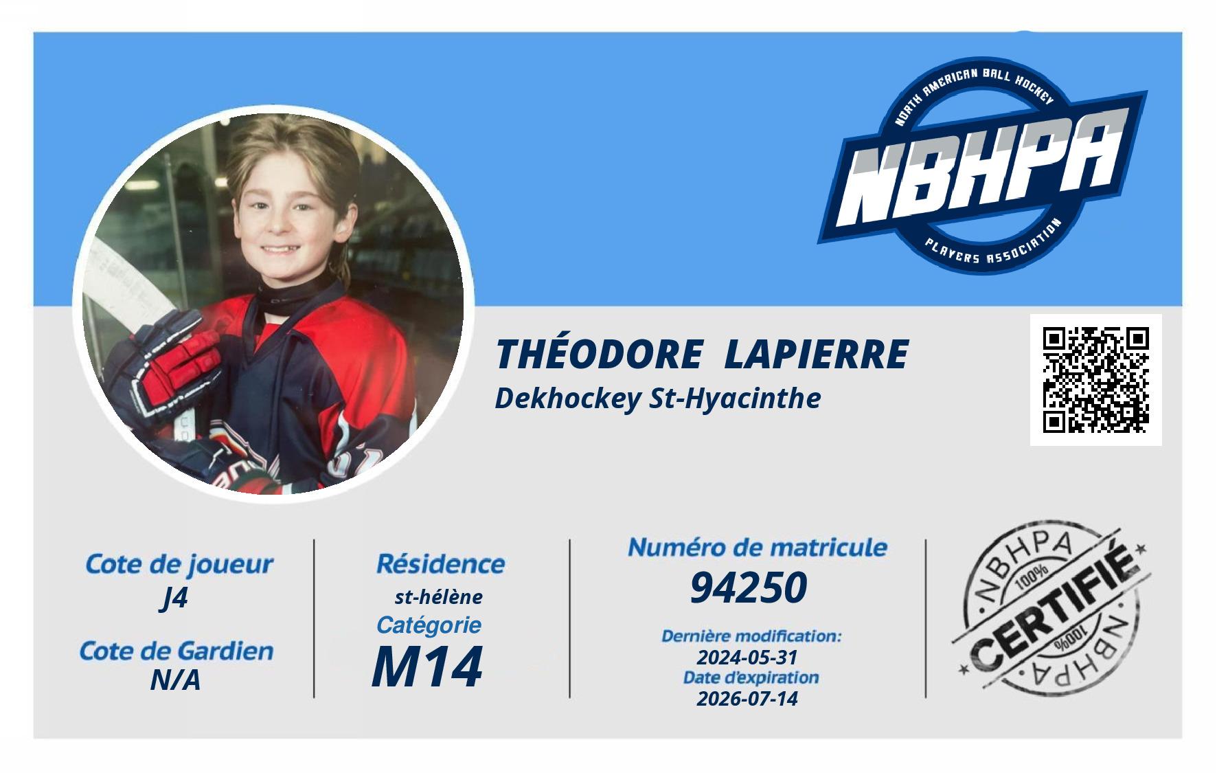 Théodore  Lapierre