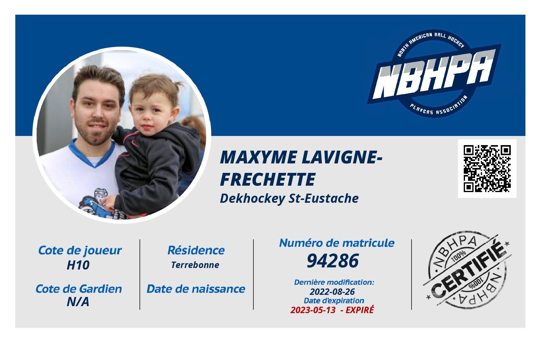 Maxyme Lavigne-frechette