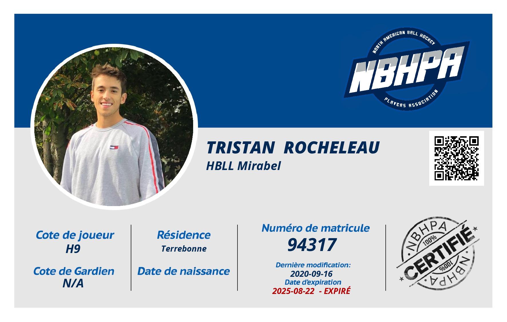 Tristan  Rocheleau