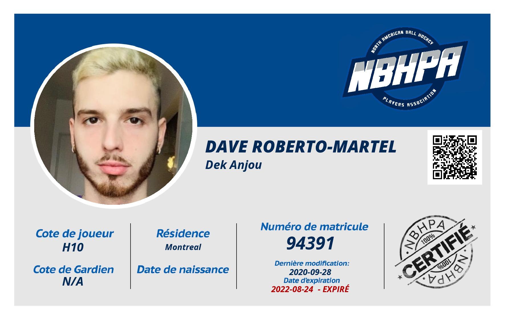 Dave Roberto-Martel