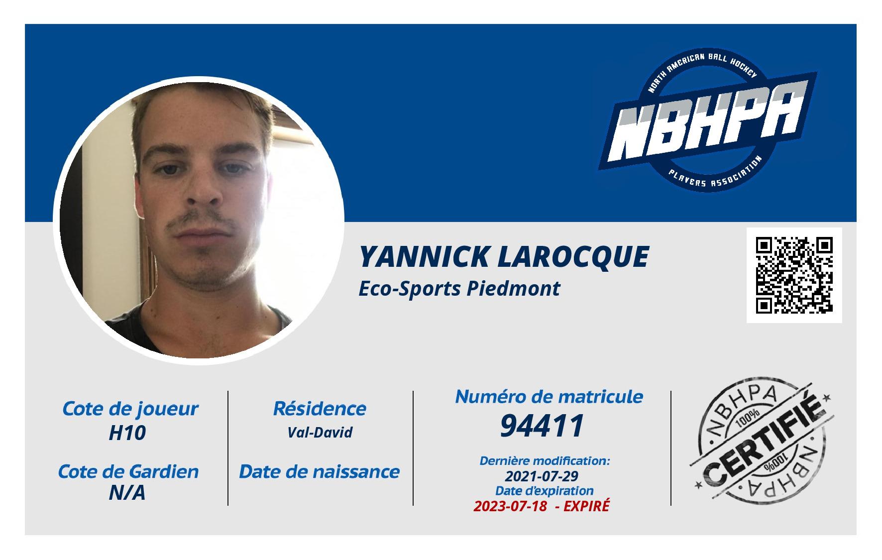 Yannick Larocque