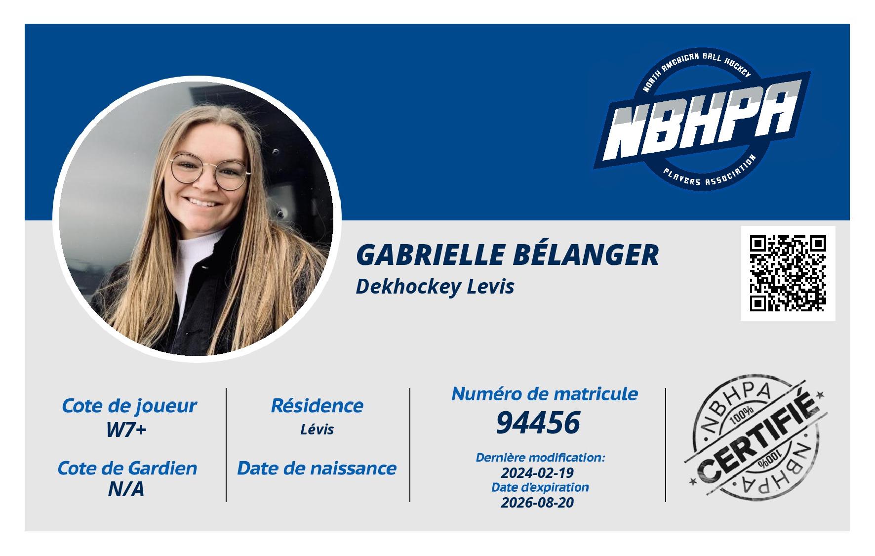 Gabrielle Bélanger