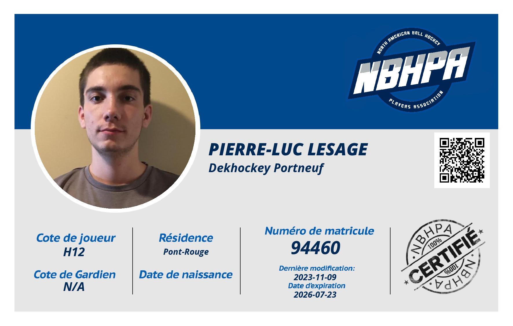 Pierre-Luc Lesage