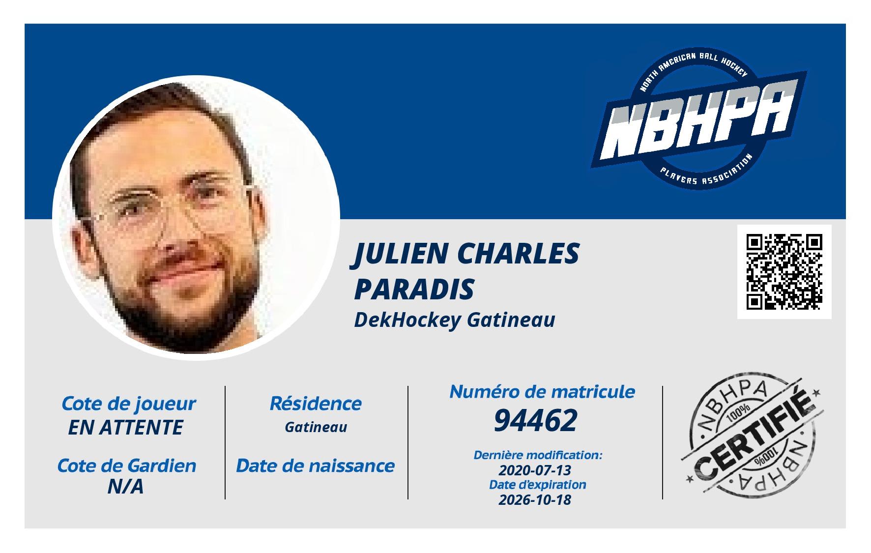 Julien Charles Paradis