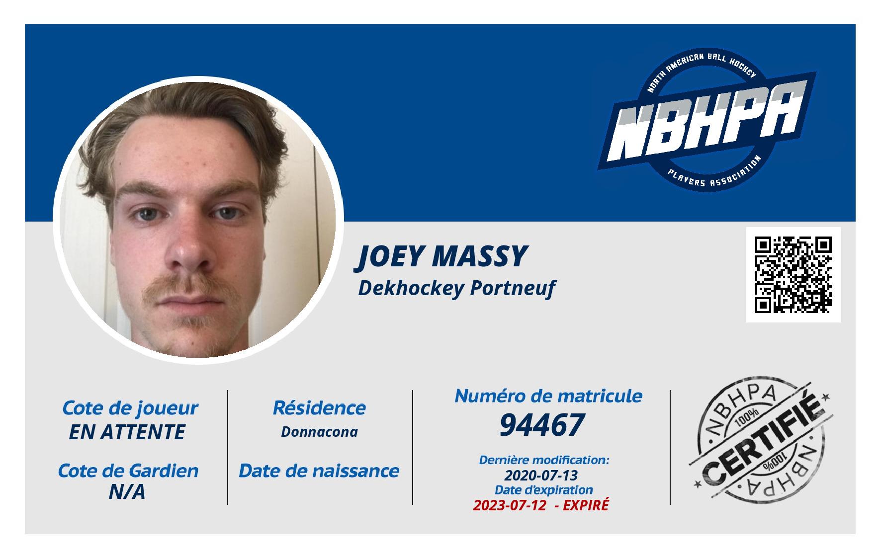 Joey Massy