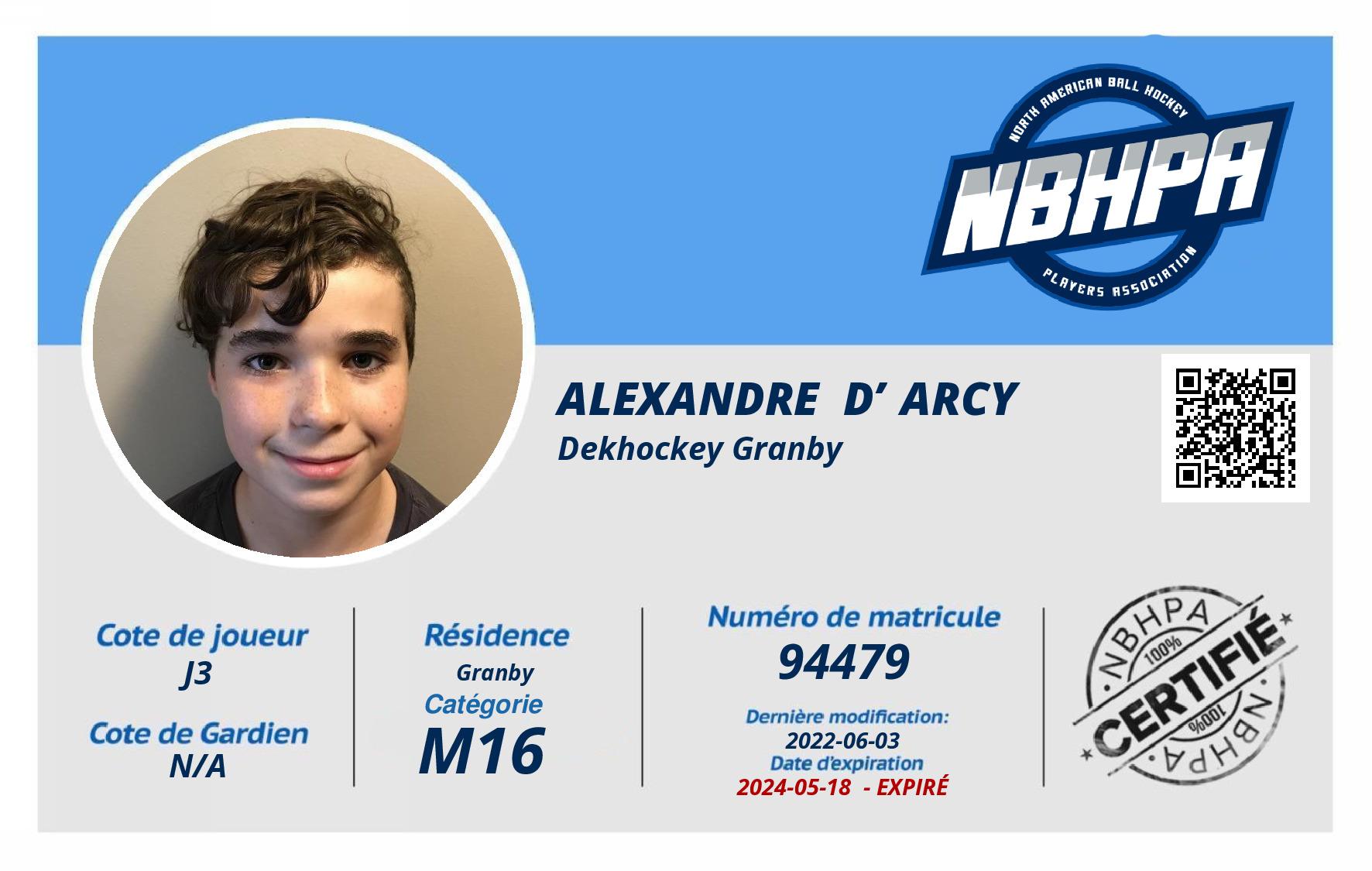 Alexandre  D’Arcy