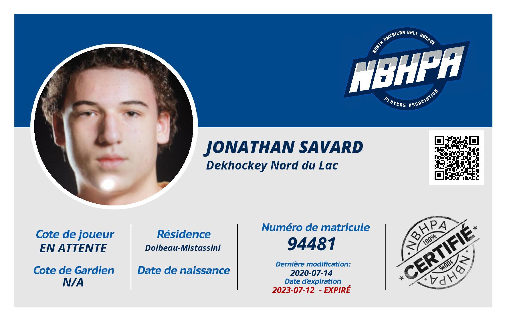 Jonathan Savard