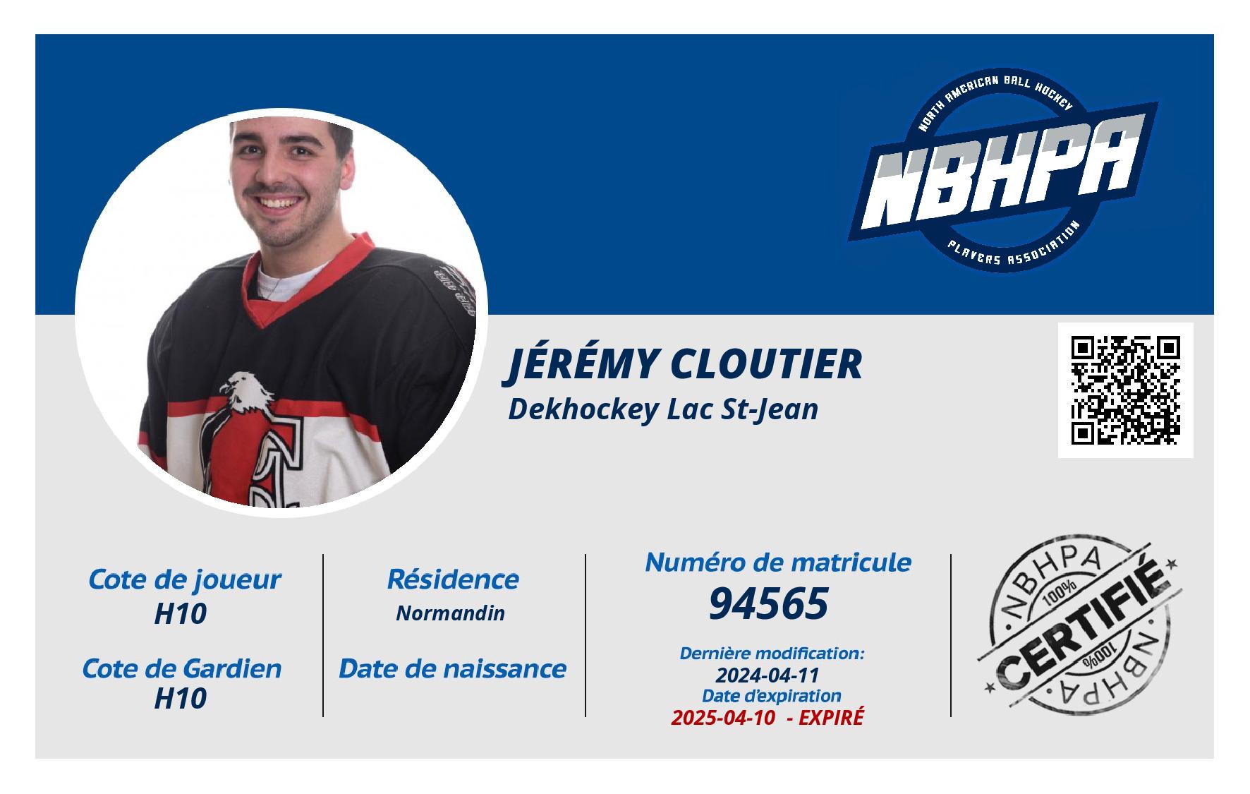 Jérémy Cloutier