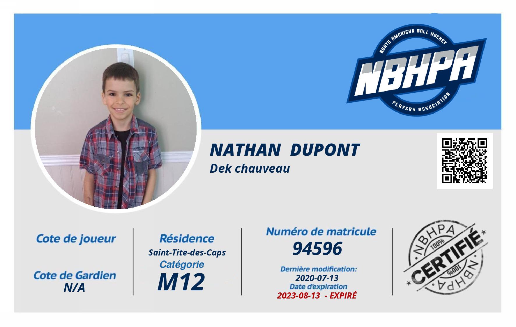Nathan  Dupont