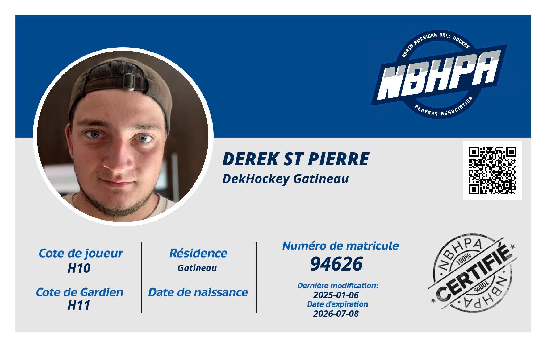 Derek St pierre